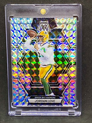 #ad JORDAN LOVE RARE SILVER MOSAIC Parallel Prizm Non Auto PACKERS MVP INVESTMENT $26.99