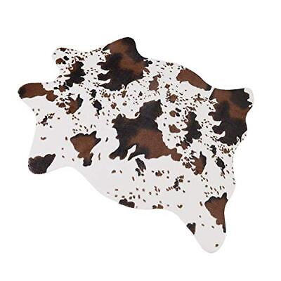 #ad Cute Cow Print Rug Fun Faux Cowhide Area Rug Nice for Decorating Kids Room 29... $31.02