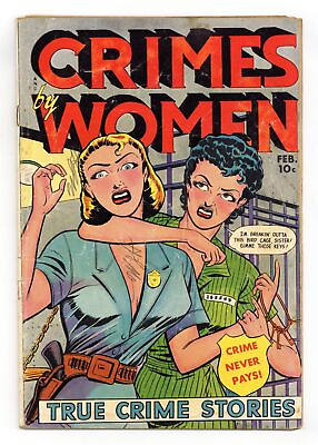 #ad Crimes by Women #11 GD 2.0 1950 $810.00