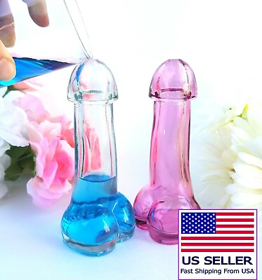#ad 1pc Penis Shaped Shot Glass Funny Dick Bachelorette Party Girlfriend Gift $14.99