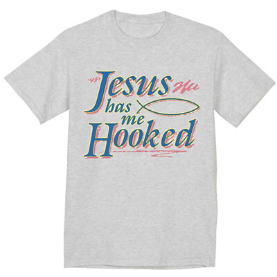 #ad Jesus Fish Christian T shirt Gifts Mens Graphic Tee Shirt $14.95