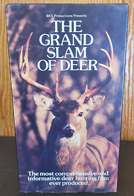 #ad Rare VHS Hunting Videos The Grand Slam of Deer BKS Productions $13.50