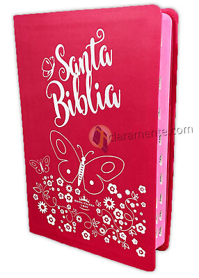 #ad Biblia para Mujer Reina Valera 1960 Letra Grande rosa fucsia con indice $28.99