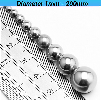 #ad Solid Ball Bearings Carbon Steel Dia 1mm 2mm 3mm 4mm to 200mm High Precision $1.65