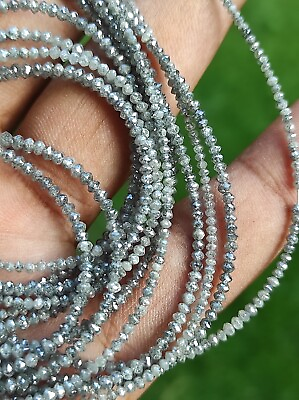 #ad Diamond Beads Bunch 105carats 7lines 1.5 3mm Natural Diamonds Wholesale $3099.00