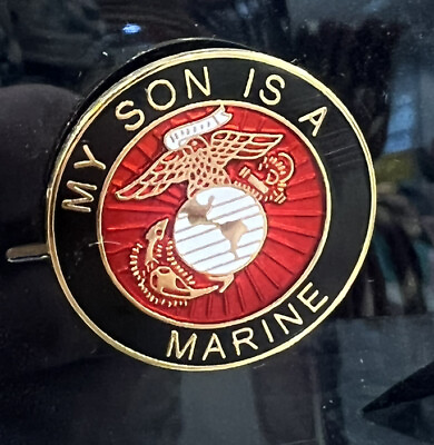 #ad My Son Is A Marine Hat Pin 7 8quot; USMC Hat Pin $7.99