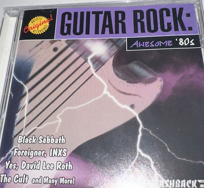#ad GUITAR ROCK: AWESOME 80#x27;S RARE CD VARIOUS ARTISTS NEW SEALED $3.99