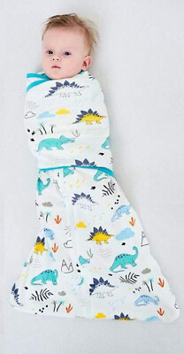 #ad Baby Sleep Sack Cotton Blanket Swaddle Unisex Small 3 9 Months Dino Print $13.00