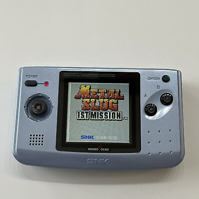 #ad Neo Geo Pocket Color Platinum Blue Model Full Size IPS Q5 $220.00