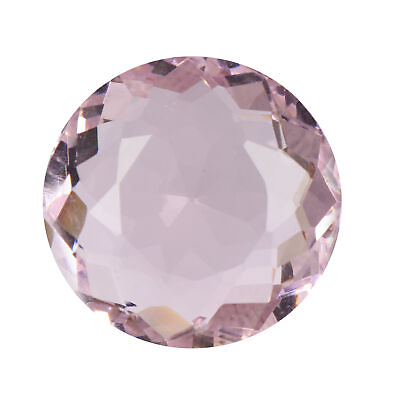 #ad Light Pink Topaz 60 Carat Round Shape Lab Created Hydrothermal for Pendants $11.69
