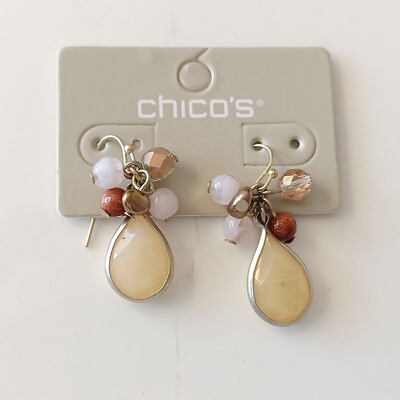 #ad New Chicos Teardrop Drop Earrings Gift Fashion Women Party Show Holiday Jewelry $7.99