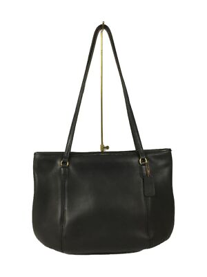 #ad Coach tote bag leather Black 9998 Used $149.76