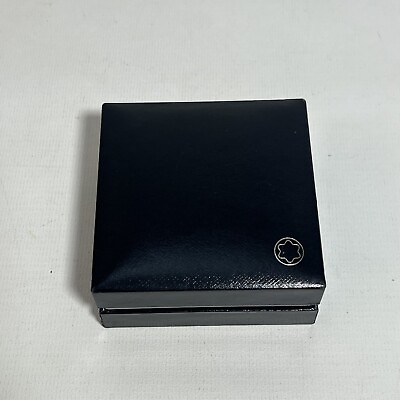 Genuine Montblanc Cufflinks Box Gift Empty Square Jewelry Case $19.99
