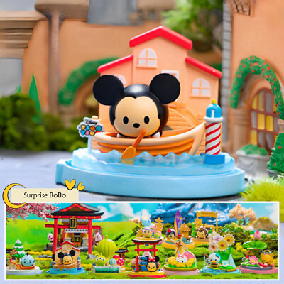 #ad Disney Tsum Tsum Travel Around Series Confirmed Blind Box Figure Hot Toys Gift $13.99