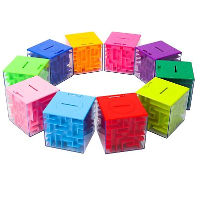 #ad 10 Pack Money Maze Puzzle Box Unique Money Gift Holder and Fun Puzzle Game $17.39