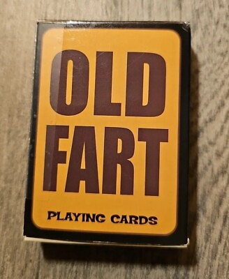 #ad Old Fart Gag Gift Over The Hill Funny Cards Big Fun Playing Cards Deck Rare $3.19
