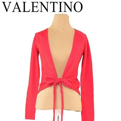 #ad Valentino Cardigan Red Woman Authentic Used T5901 $387.22