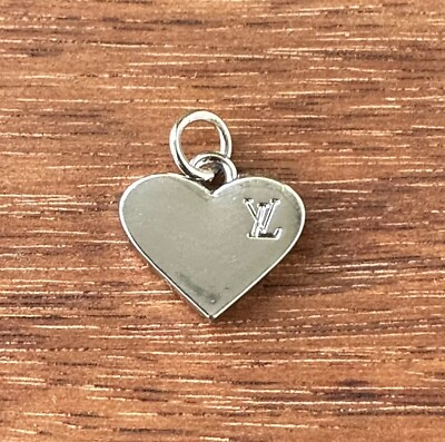 #ad Louis Vuitton Silver Heart Charm ; 15mm $20.00