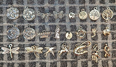 #ad Jewelry Charms Various Set of 23 See Photos for Details NEW Never Used $14.95