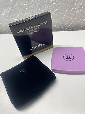 #ad Authentic Chanel Mirror Duo Compact Double Facette Ballerina Lilac U.S Seller $30.55