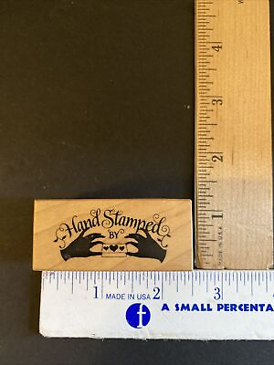 #ad Hand Stamped By Rubber Stamp By PSX $3.50