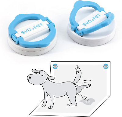 #ad 2 Pack Pee Pad Magnetic Holder Dog Potty Training Magnetic Holder Strong Magn $17.70