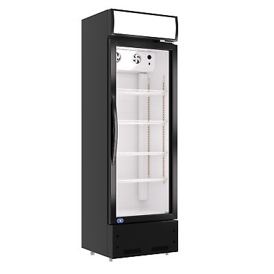 #ad Fricool 23quot; Glass Door Merchandiser Refrigerator Beverage Cooler Swing Door NEW $826.99
