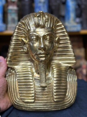 #ad RARE PHARAONIC ANTIQUE PIECE Ancient Pharaonic Tutankhamun Mask Made Of Copper $1848.00