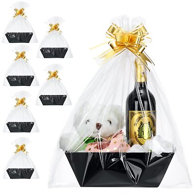 #ad 6 Pack Graduation Baskets for Gifts Empty Gift Basket Kit Includes 6 Empty Gi... $36.64