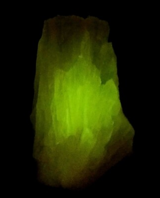 #ad 193 Gm Spectacular Ultra Rare Fluorescent New Discovery Aragonite Specimen@ Afg $28.00