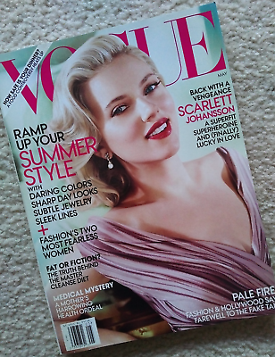 #ad Vogue magazine May 2012 featuring Scarlett Johansson read once then stored $13.99