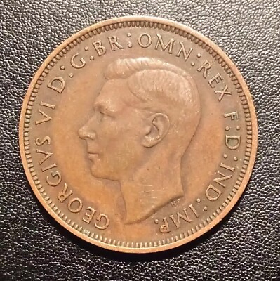 #ad 1946 Great Britain Penny $2.65
