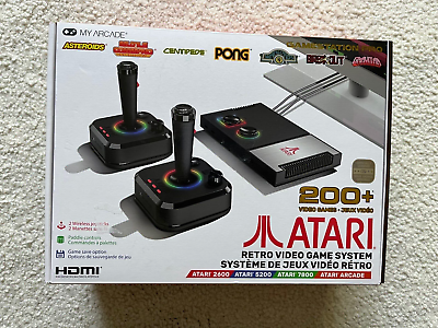 #ad My Arcade Atari Game Station Pro w 200 Games Wireless Joysticks $59.00