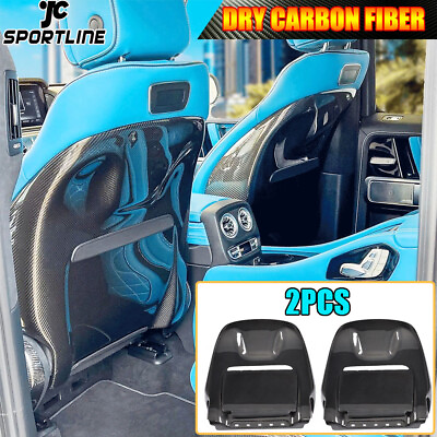 #ad Dry Carbon Seat Back Cover Trim For Mercedes Benz W464 W463 G500 G63 AMG 2019UP $2069.00