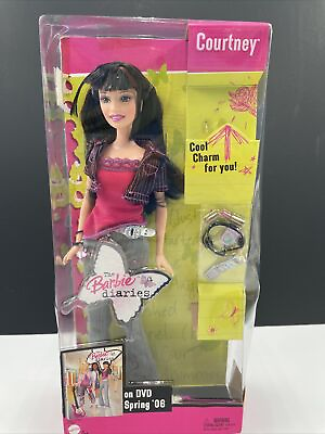 #ad New 2006 The Barbie Diaries Courtney Barbie Doll $79.99