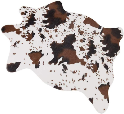#ad Cute Cow Print Rug Fun Faux Cowhide Area Rug Nice for Decorating Kids Room 29.5quot; $31.88