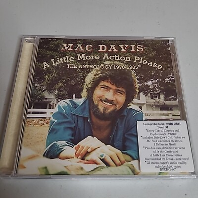 #ad Mac Davis A Little More Action Please: The Anthology 1970 1985 CD Hits $96.00