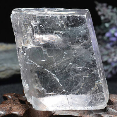 #ad #ad 1ps Natural Iceland Spar Quartz Crystal Mineral Teaching Specimen Healing 50 70g $7.99