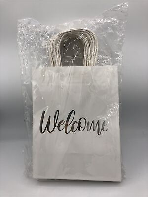 #ad Wedding Welcome Bags 24 Piece Elegant Wedding Gift Bags with Word ‘’Welcome’’ $21.60