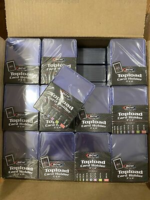#ad #ad 1000 BCW 3x4 Regular Trading Card Toploaders Top Loaders Case *IN STOCK* $69.97
