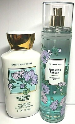 #ad #ad $$$AVE BLOOMING GARDEN 2PC GIFT SET Bath amp; Body Works SHIPS FREE $20.00