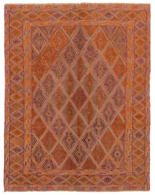 #ad Traditional Hand Knotted Bordered Tribal Carpet 4#x27;9quot; x 6#x27;3quot; Caucasian Wool Rug $343.60