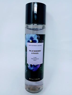 #ad BATH amp; BODY WORKS BLACKBERRY amp; BASIL Fine Fragrance Mist 8 oz $12.99