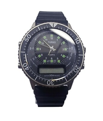 #ad Turbo Diver Digital amp; Analog Wristwatch Brand New $84.95