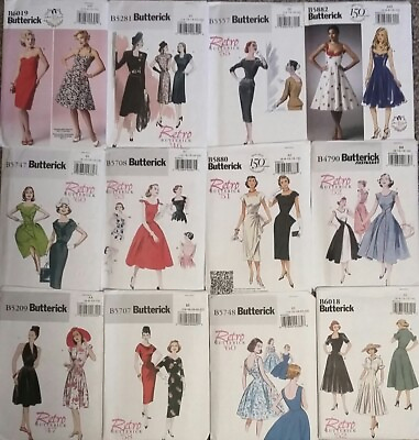 #ad VINTAGE Style Retro Sewing Patterns Misses#x27; 40#x27;s 50#x27;s 60#x27;s U PICK Lot #29 $8.50