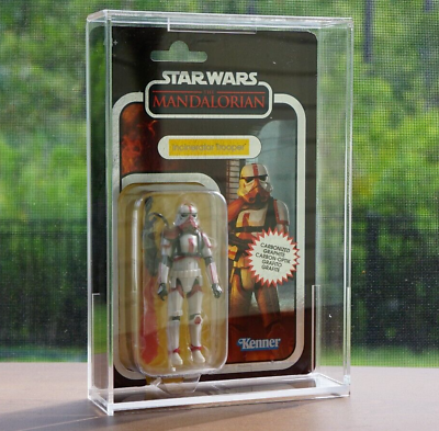 #ad Star Wars Vintage Series 3.75quot; Action Figure Display Protective Case Plexiglass $25.00
