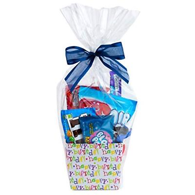 #ad Clear Cellophane Gift Bags for Small Baskets and Gifts 20 Bags $10.85