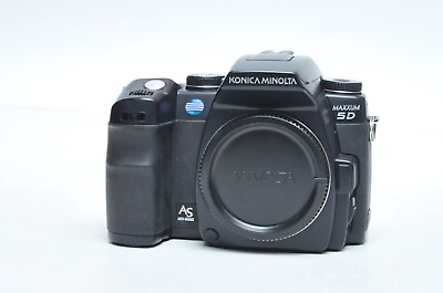 #ad Konica Minolta Maxxum 5D DSLR Camera *PARTS REPAIR* AS IS $29.99