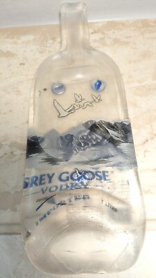 #ad Grey Goose Vodka Alcohol Bottle Appetizer Tray Trinket Holder Spoon Rest Flat $29.98