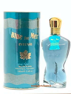 Blue for Men Intense 3.4 oz Eau De Toilette Spray Perfume for Men New with box $14.99